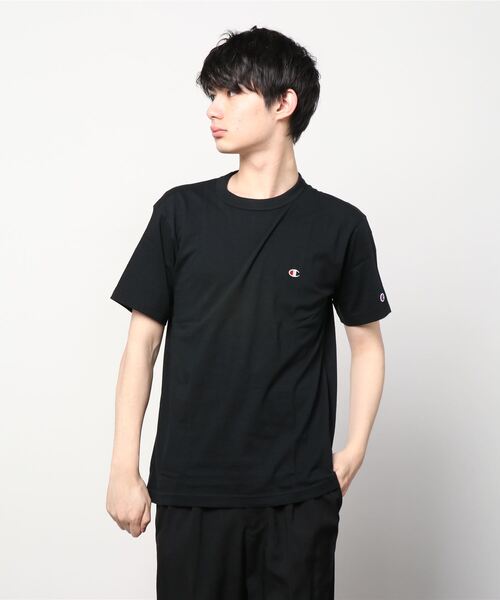 Champion(チャンピオン)の「チャンピオン SHORT SLEEVE T-SHIRT_(Tシャツ/カットソー・メンズ・ホワイト/ダークグリーン/ブルー/バイオレット/ブラウン/ネイビー/ブラック・M/L/LL/S)」の3枚目の写真