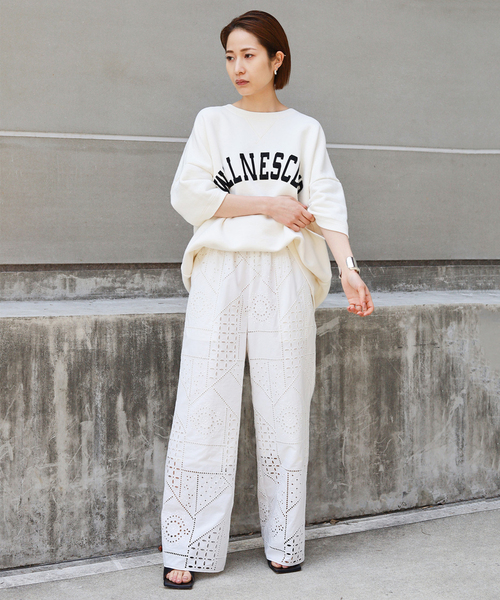 journal standard L'essage（ジャーナルスタンダードレサージュ）の「[BROCHE]レースパンツ（その他パンツ・レディース・ホワイト・38/36）」の18枚目の写真
