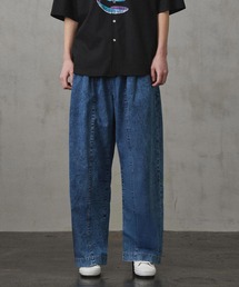 6.5oz DENIM WIDE PANTS