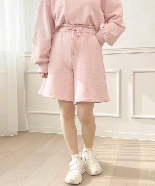 apres jour(アプレジュール)の「【セットアップ可能】スウェットショートパンツ【ZOZOTOWN限定アイテム】(スウェットパンツ・レディース・ピンク/ブラック/ナチュラル/アイボリー・フリー/X-LARGE)」の12枚目の写真