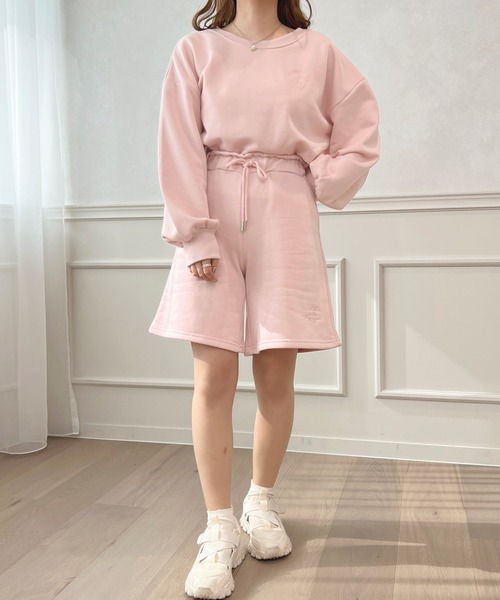 apres jour(アプレジュール)の「【セットアップ可能】スウェットショートパンツ【ZOZOTOWN限定アイテム】(スウェットパンツ・レディース・ピンク/ブラック/ナチュラル/アイボリー・フリー/X-LARGE)」の14枚目の写真
