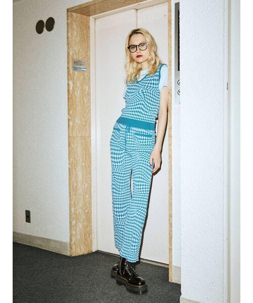 jouetie（ジュエティ）の「2WAYノースリニット【サマーニット/ベスト】（ニット/セーター・レディース・ブラック/レッド/ブルー・MEDIUM）」の19枚目の写真