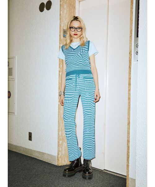 jouetie（ジュエティ）の「2WAYノースリニット【サマーニット/ベスト】（ニット/セーター・レディース・ブラック/レッド/ブルー・MEDIUM）」の21枚目の写真