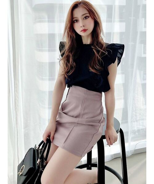 RESEXXY(リゼクシー)の「ピンタックデザインラッフルブラウス(シャツ/ブラウス・レディース・ホワイト/ブラック/ピンク・FREE)」の17枚目の写真