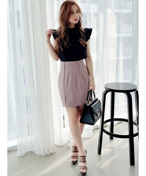 RESEXXY(リゼクシー)の「ピンタックデザインラッフルブラウス(シャツ/ブラウス・レディース・ホワイト/ブラック/ピンク・FREE)」の20枚目の写真