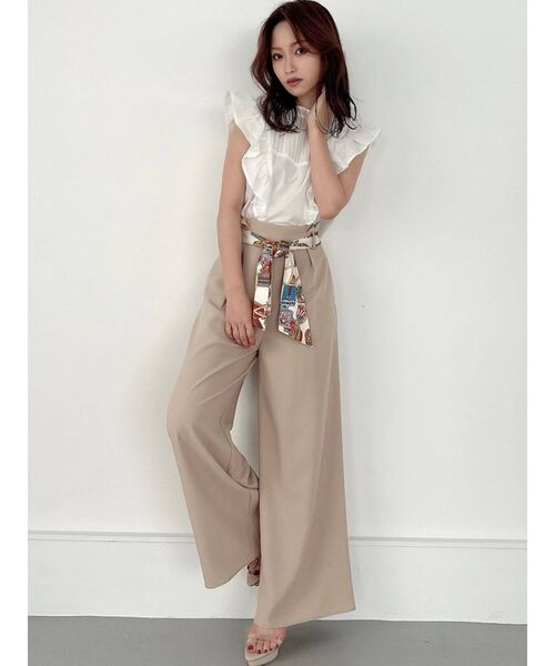 RESEXXY(リゼクシー)の「ピンタックデザインラッフルブラウス(シャツ/ブラウス・レディース・ホワイト/ブラック/ピンク・FREE)」の21枚目の写真