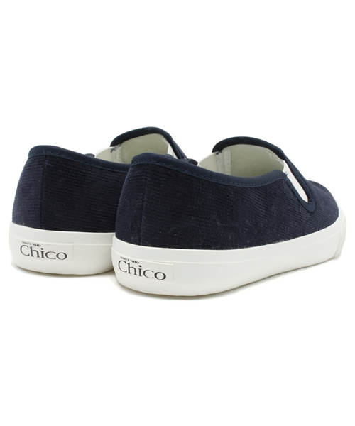 OUTLET（アウトレット）の「【who's who Chico】コーデュロイスニーカー（スニーカー・レディース・グレー/ネイビー/ホワイト・LARGE/SMALL/MEDIUM）」の6枚目の写真