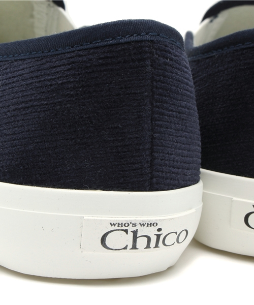 OUTLET（アウトレット）の「【who's who Chico】コーデュロイスニーカー（スニーカー・レディース・グレー/ネイビー/ホワイト・LARGE/SMALL/MEDIUM）」の9枚目の写真