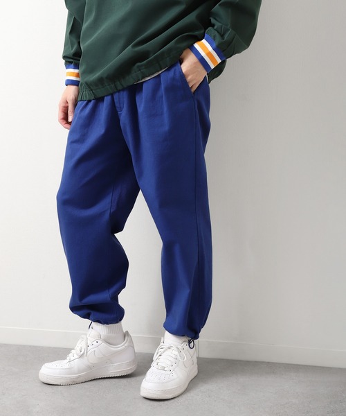 ZIP FIVE（ジップファイブ）の「【ZIP FIVE】ストレッチチル裾ドローコード ワイドパンツ スケーターパンツ（その他パンツ・メンズ・ブラック/グリーン/ブルー/オレンジ/レッド・MEDIUM/LARGE/SMALL/X-LARGE）」の3枚目の写真