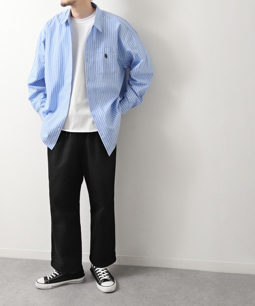 ZIP FIVE（ジップファイブ）の「【ZIP FIVE】ストレッチチル裾ドローコード ワイドパンツ スケーターパンツ（その他パンツ・メンズ・ブラック/グリーン/ブルー/オレンジ/レッド・MEDIUM/LARGE/SMALL/X-LARGE）」の7枚目の写真