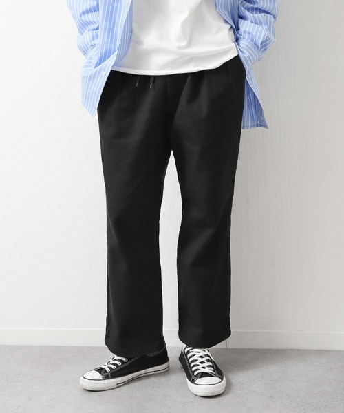 ZIP FIVE（ジップファイブ）の「【ZIP FIVE】ストレッチチル裾ドローコード ワイドパンツ スケーターパンツ（その他パンツ・メンズ・ブラック/グリーン/ブルー/オレンジ/レッド・MEDIUM/LARGE/SMALL/X-LARGE）」の9枚目の写真