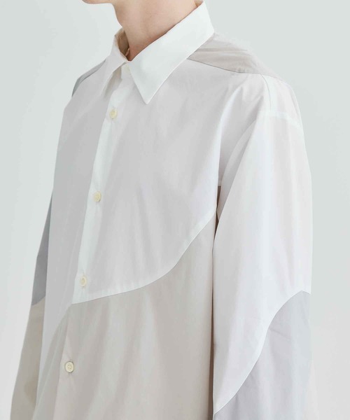 soe(ソーイ)の「STUDIOUS別注 SHIRT WITH PRE(シャツ/ブラウス・メンズ・サックスブルー/ホワイト・2/1)」の9枚目の写真