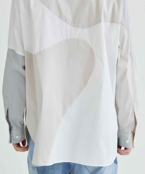 soe(ソーイ)の「STUDIOUS別注 SHIRT WITH PRE(シャツ/ブラウス・メンズ・サックスブルー/ホワイト・2/1)」の5枚目の写真