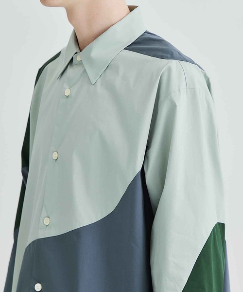 soe(ソーイ)の「STUDIOUS別注 SHIRT WITH PRE(シャツ/ブラウス・メンズ・サックスブルー/ホワイト・2/1)」の20枚目の写真