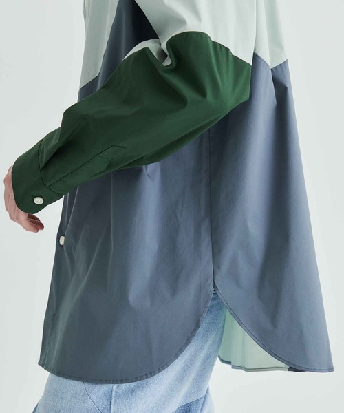 soe(ソーイ)の「STUDIOUS別注 SHIRT WITH PRE(シャツ/ブラウス・メンズ・サックスブルー/ホワイト・2/1)」の18枚目の写真