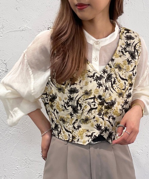 apres jour mignon(アプレジュールミニョン)の「アソートベスト【ZOZOTOWN限定アイテム】(ベスト・レディース・イエロー系その他/ブラウン系その他/ブラック系その他/その他・フリー/X-LARGE)」の12枚目の写真