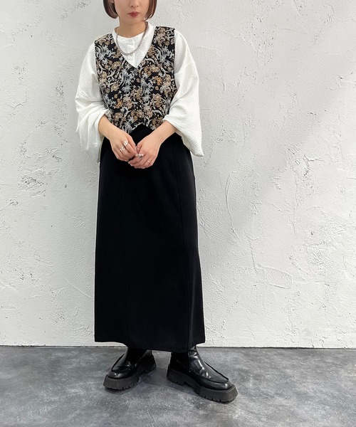 apres jour mignon(アプレジュールミニョン)の「アソートベスト【ZOZOTOWN限定アイテム】(ベスト・レディース・イエロー系その他/ブラウン系その他/ブラック系その他/その他・フリー/X-LARGE)」の9枚目の写真