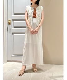 LILY BROWN（リリーブラウン）の「クロップドシャツタイトスカート