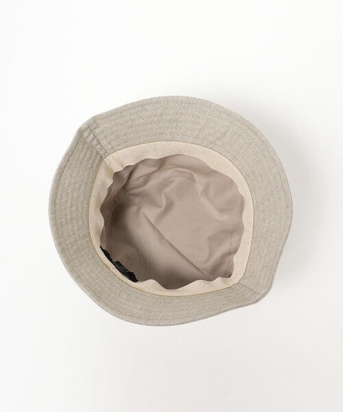 GRILLO（グリーロ）の「GRILLO × BEAMS / 別注 リネン バケット ハット（ハット・メンズ・ブラック/ベージュ・ONE SIZE）」の8枚目の写真