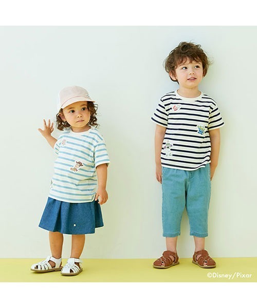 petit main(プティマイン)の「ベーシックスカート(スカート・キッズ・ブルー/ブルーグリーン/ピンク/マルチ/アイボリー・80cm/90cm/110cm/100cm/120cm/130cm)」の11枚目の写真