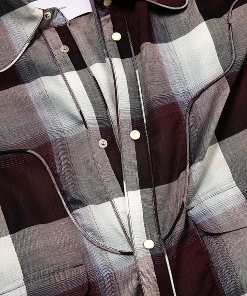 トップス SUGARHILL 22SS OMBRE WESTERN SHIRT OMBRE WESTERN SHIRT – SUGARHILL TOKYO