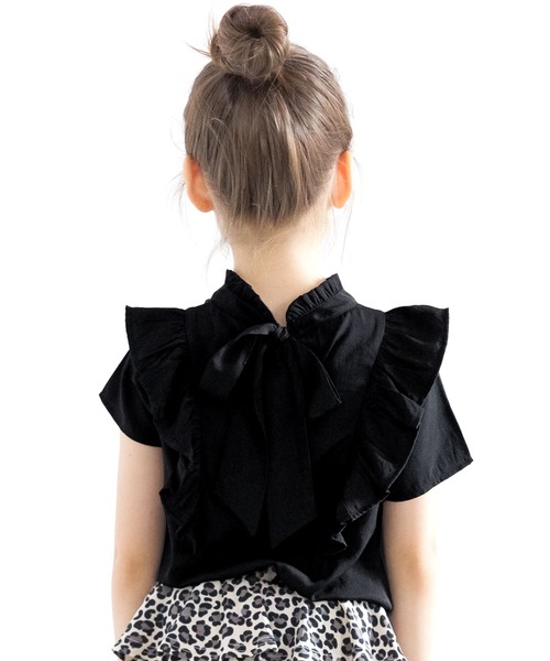 Bee des Bee（ビーデスビー）の「2wayブラウス（シャツ/ブラウス・キッズ・ピンク/ブラック/ホワイト・110cm/100cm/120cm/130cm/140cm/150cm）」の15枚目の写真