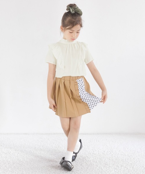 Bee des Bee（ビーデスビー）の「2wayブラウス（シャツ/ブラウス・キッズ・ピンク/ブラック/ホワイト・110cm/100cm/120cm/130cm/140cm/150cm）」の8枚目の写真