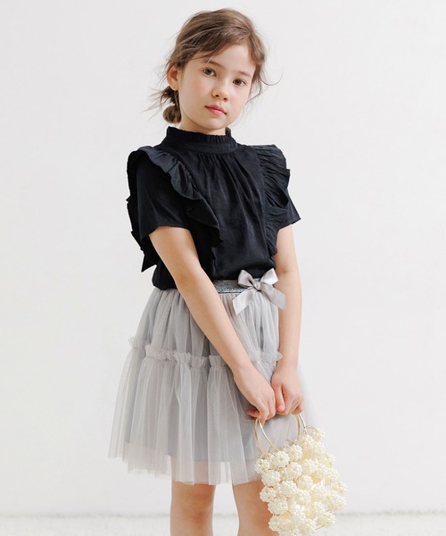 Bee des Bee（ビーデスビー）の「2wayブラウス（シャツ/ブラウス・キッズ・ピンク/ブラック/ホワイト・110cm/100cm/120cm/130cm/140cm/150cm）」の14枚目の写真