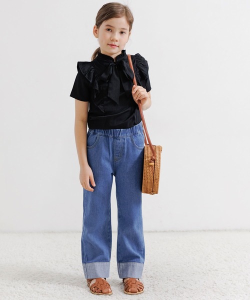 Bee des Bee（ビーデスビー）の「2wayブラウス（シャツ/ブラウス・キッズ・ピンク/ブラック/ホワイト・110cm/100cm/120cm/130cm/140cm/150cm）」の11枚目の写真