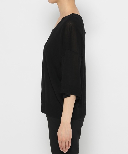 PAGEBOY(ページボーイ)の「Vネックルーズサマーカーディガン(カーディガン/ボレロ・レディース・ピンク/オフホワイト/ブラック・FREE)」の21枚目の写真