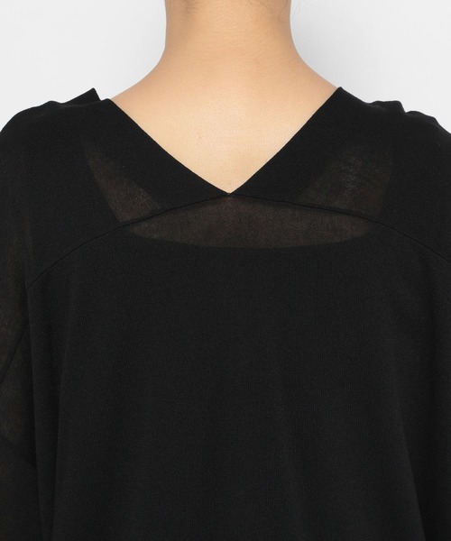 PAGEBOY(ページボーイ)の「Vネックルーズサマーカーディガン(カーディガン/ボレロ・レディース・ピンク/オフホワイト/ブラック・FREE)」の5枚目の写真