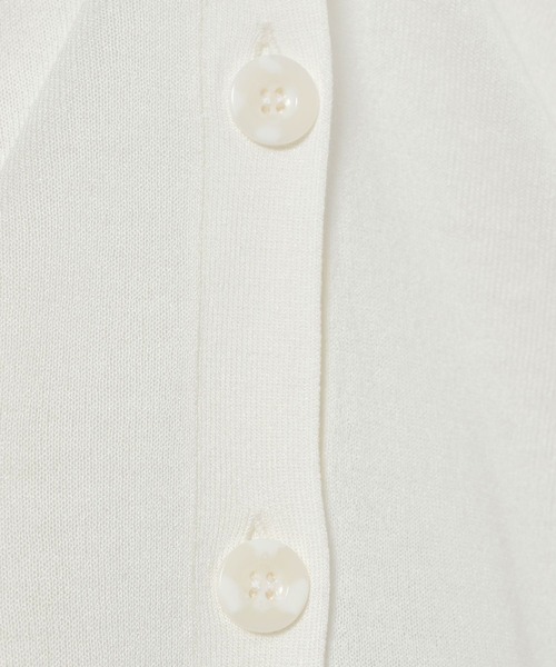 PAGEBOY(ページボーイ)の「Vネックルーズサマーカーディガン(カーディガン/ボレロ・レディース・ピンク/オフホワイト/ブラック・FREE)」の6枚目の写真