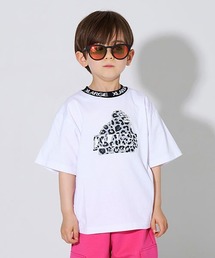 XLARGE KIDS | 【オンライン限定】襟ロゴヒョウ柄ゴリラ半袖Tシャツ(Tシャツ/カットソー)