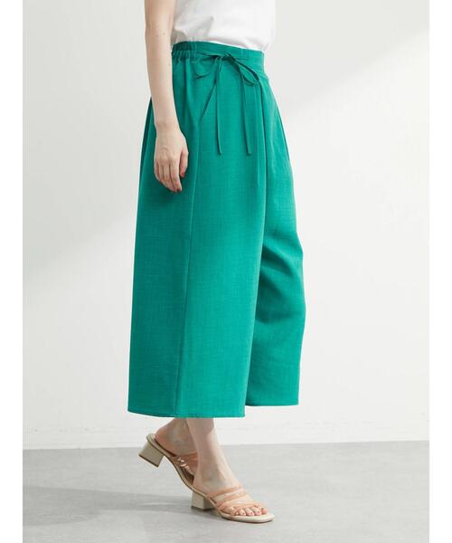 Green　Parks（グリーンパークス）の「接触冷感 ガウチョパンツ（その他パンツ・レディース・ブラック/ブラウン/ブルーグリーン・FREE）」の13枚目の写真