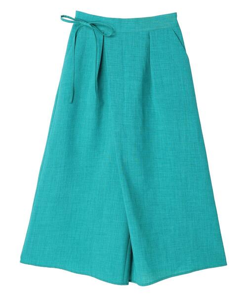 Green　Parks（グリーンパークス）の「接触冷感 ガウチョパンツ（その他パンツ・レディース・ブラック/ブラウン/ブルーグリーン・FREE）」の17枚目の写真