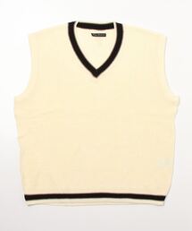 Bling Leads | ■Bling Leads■麻タッチアクリル畔編みベスト(ベスト)