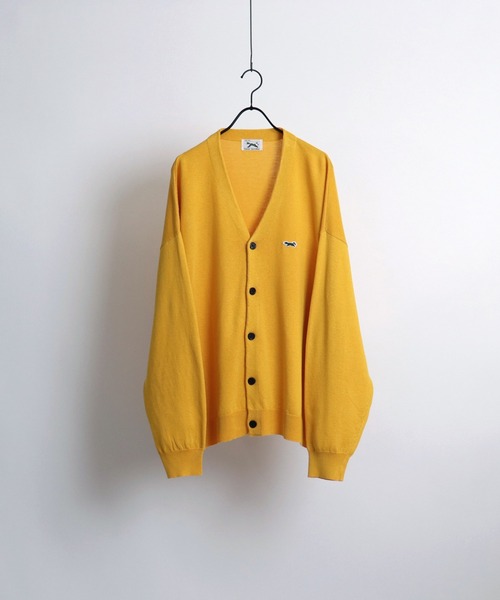 PENNEYS（ぺニーズ）の「PENNEYS / ぺニーズ ワンポイントカーディガン（カーディガン/ボレロ・メンズ・ブラック/レッド/グリーン/ブルー/グレー/イエロー/チャコールグレー・L/M）」の6枚目の写真