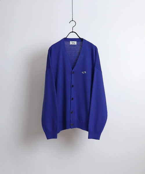 PENNEYS（ぺニーズ）の「PENNEYS / ぺニーズ ワンポイントカーディガン（カーディガン/ボレロ・メンズ・ブラック/レッド/グリーン/ブルー/グレー/イエロー/チャコールグレー・L/M）」の5枚目の写真