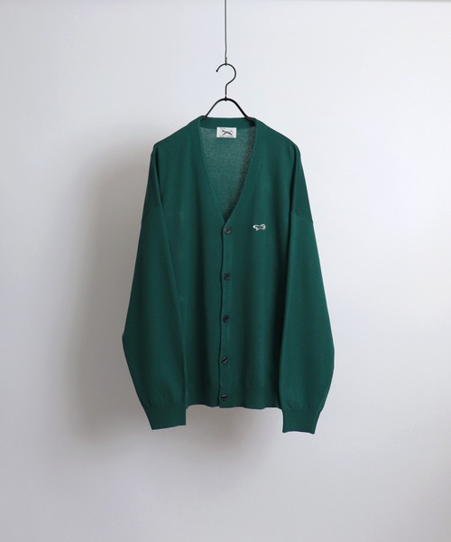 PENNEYS（ぺニーズ）の「PENNEYS / ぺニーズ ワンポイントカーディガン（カーディガン/ボレロ・メンズ・ブラック/レッド/グリーン/ブルー/グレー/イエロー/チャコールグレー・L/M）」の4枚目の写真