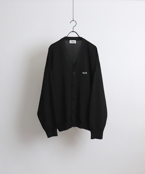 PENNEYS（ぺニーズ）の「PENNEYS / ぺニーズ ワンポイントカーディガン（カーディガン/ボレロ・メンズ・ブラック/レッド/グリーン/ブルー/グレー/イエロー/チャコールグレー・L/M）」の8枚目の写真