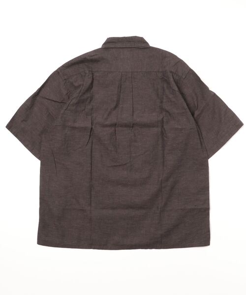 GOLD（ゴールド）の「GOLD / ゴールド：VAT DYE CHAMBRAY S/S WORK SHIRT：22A-GL38776[MUS]（シャツ/ブラウス・メンズ・ブラック・M/L）」の2枚目の写真