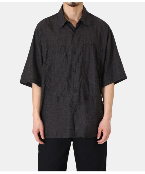 GOLD VAT DYE CHAMBRAY navy set up サイズL GOLD VAT DYE CHAMBRAY navy set up サイズL ゴールド VAT DYE