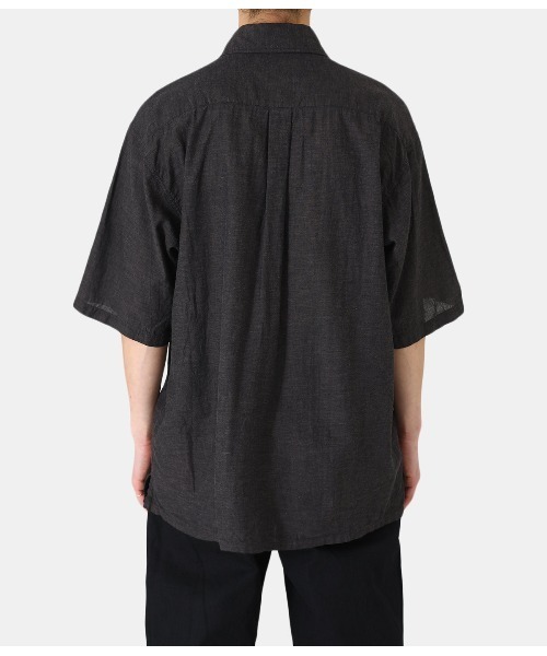 GOLD（ゴールド）の「GOLD / ゴールド：VAT DYE CHAMBRAY S/S WORK SHIRT：22A-GL38776[MUS]（シャツ/ブラウス・メンズ・ブラック・M/L）」の11枚目の写真