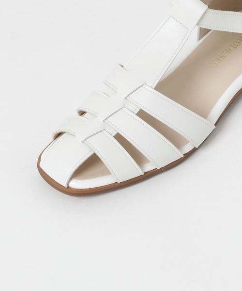 RODE SKO（ロデスコ）の「『MADE IN JAPAN』グルカサンダル（サンダル・レディース・ホワイト/ブラック/キャメル・36/37/38）」の12枚目の写真