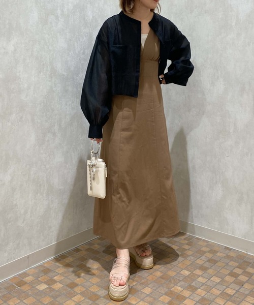 archives（アルシーヴ）の「ショートシアーシャツ/（シャツ/ブラウス・レディース・ブラック/オフホワイト/オレンジ/シルバーグレー/アイボリー・MEDIUM）」の22枚目の写真