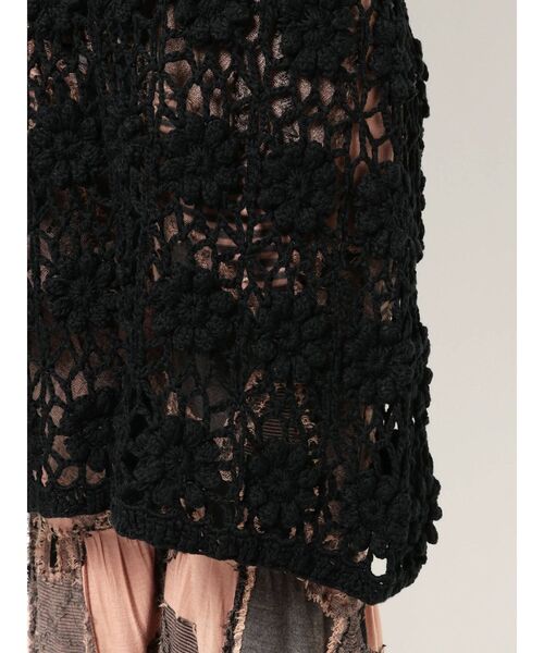 merry jenny（メリージェニー）の「クロシェニットミニワンピース（ワンピース・レディース・アイボリー/ブラック・FREE）」の19枚目の写真