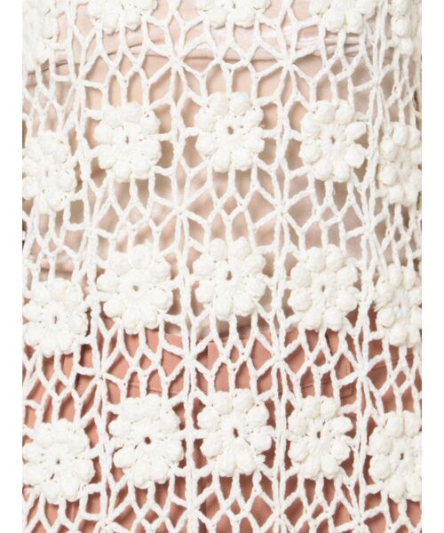 merry jenny（メリージェニー）の「クロシェニットミニワンピース（ワンピース・レディース・アイボリー/ブラック・FREE）」の21枚目の写真