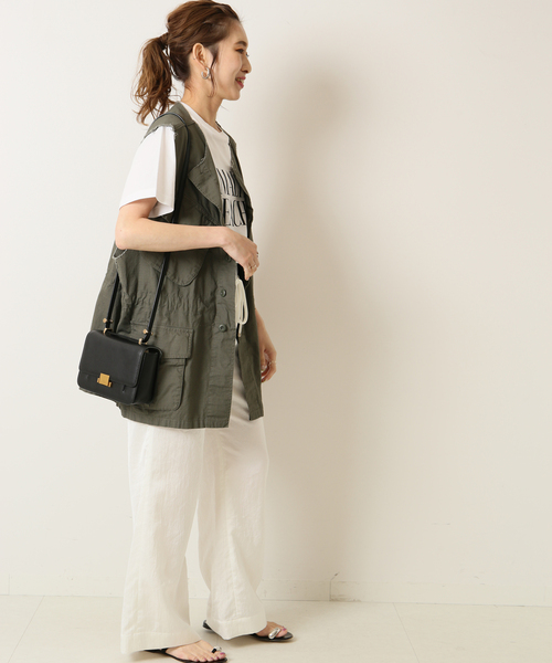 Spick & Span（スピックアンドスパン）の「サテン イージーパンツ（その他パンツ・レディース・ホワイト/ブラック/ベージュ・38/36）」の10枚目の写真