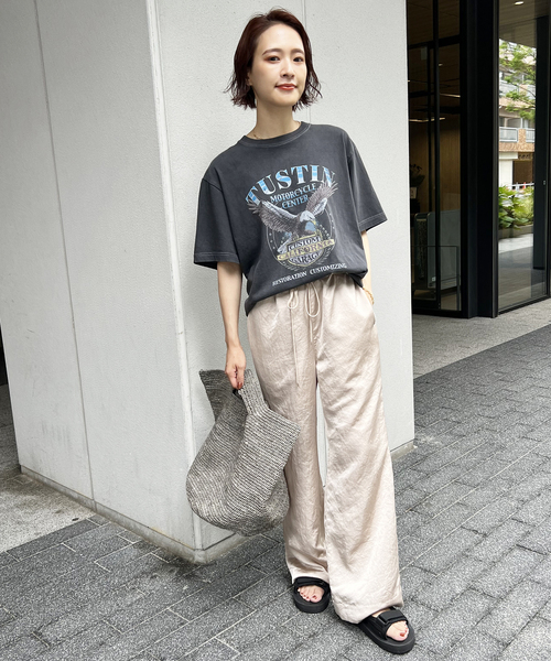 Spick & Span（スピックアンドスパン）の「サテン イージーパンツ（その他パンツ・レディース・ホワイト/ブラック/ベージュ・38/36）」の19枚目の写真