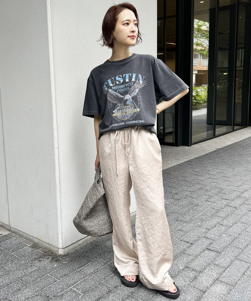 Spick & Span サテンイージーパンツ 38 Spick & Span サテンイージーパンツ 38 Spick＆Span スラックス パンツ